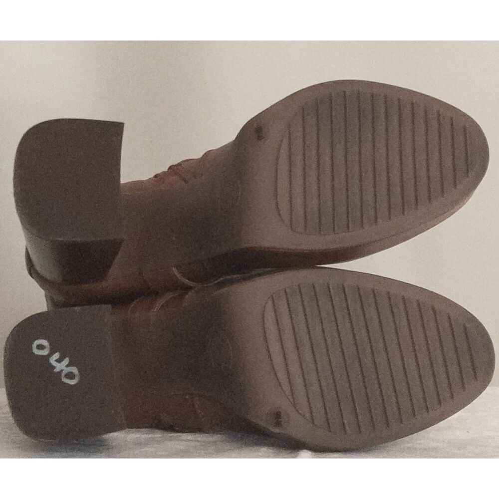 Vince Camuto Boots Leather Cognac brown Sz 9M / EU 40 - Picture 7 of 10